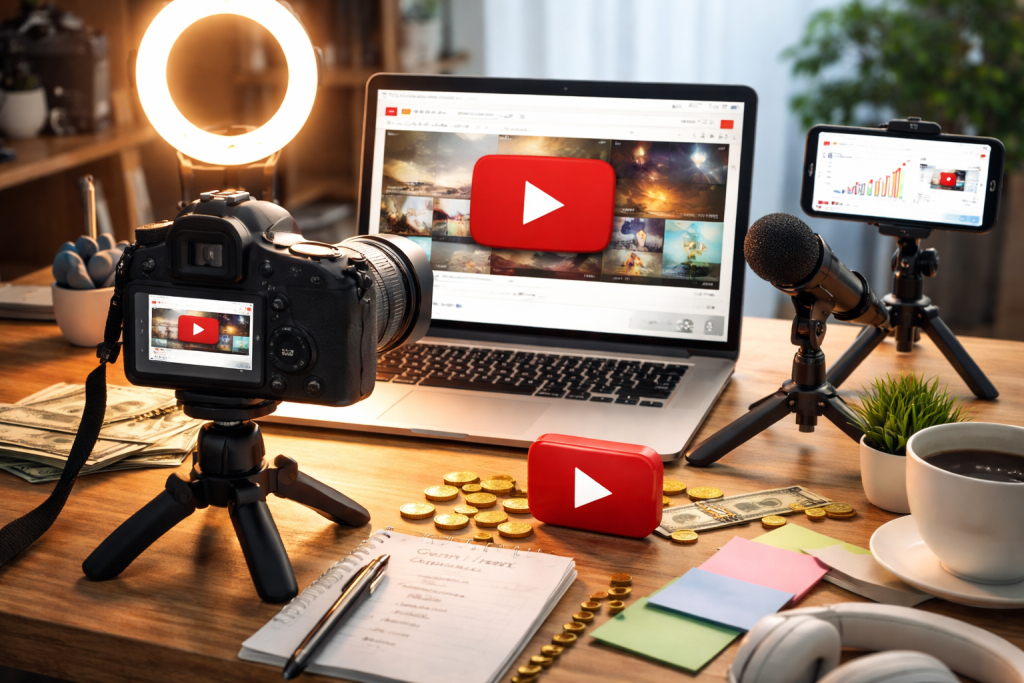 Zarabianie na youtube